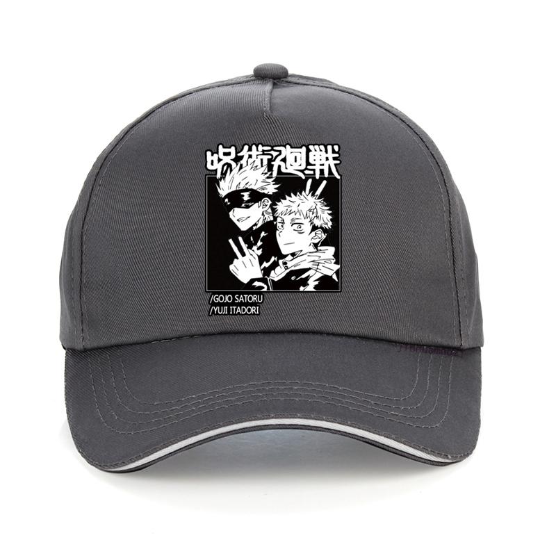 Anime Gojo Satoru Hat Fashion Men Jujutsu Kaisen Baseball Cap Summer Unisex Casual Jujutsu Kaisen Adjustable Snapback Hats