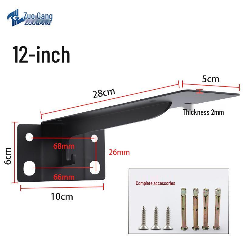 Schwerlast-Schwebender TV-Schrankhalter: Verbreiterte & Verdickte Dreieckige Regalstütze