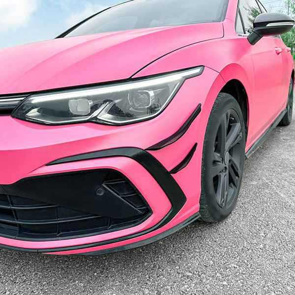 4-Piece Front Bumper Side Splitters for Volkswagen Golf MK8