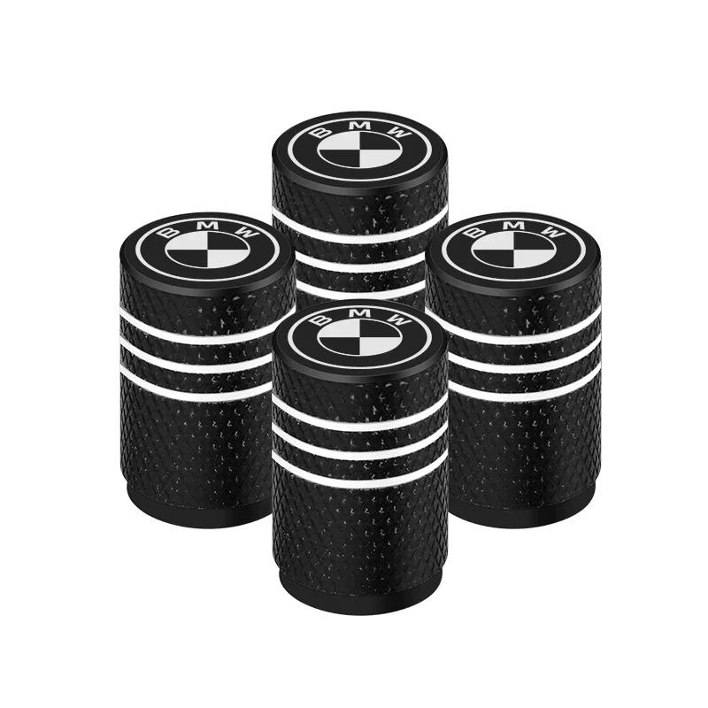 4Pcs Car Tire Valve Stems Cap Knurling Style Tire Valve Cap Aluminum Tire Wheel Stem Air Valve Cap for BMW M E90 E91 E92 X3 X5
