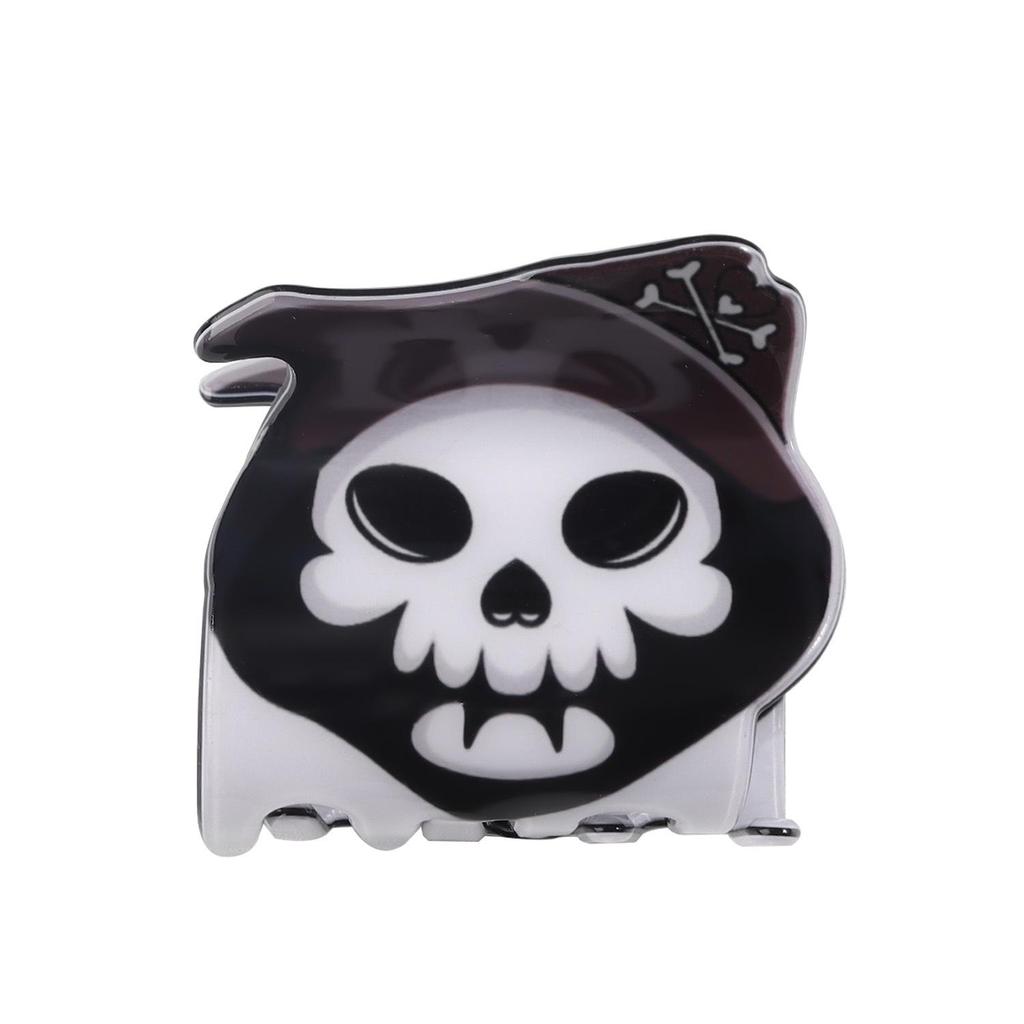 Bamboo Yao Halloween Pumpkin Bat Hair Claw Clip – Women's Autumn & Winter Jewelry