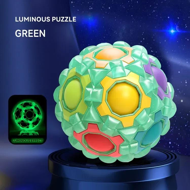 Children’s Thinking Training Sensory Toy - Rainbow Ball Puzzle Magic Cube Antistress Fidget Tool for Adult Decompression Massage