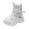 Women's Boots Platform Luxury Designer Shoes for Women  Lace Up Chunky Shoes Breathable Comfort  Ankle Boots Botas De Mujer