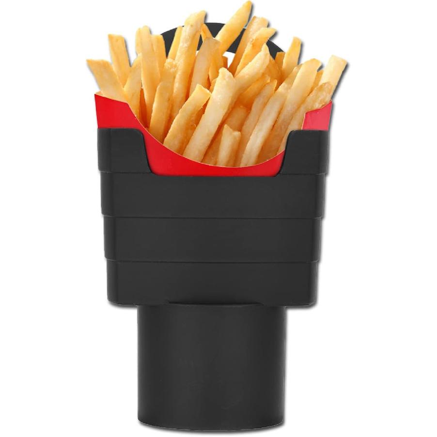 

Multifunctional Car Coin Holder Car Door Slot Organizer Storage Box Universal Car Side Pocket Organizer French Fry Cup Holder