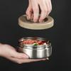 304 Stainless Steel Insulated Food Bucket Multi Layer Vacuum Lunch Box Insulated Food Jar  Picnic