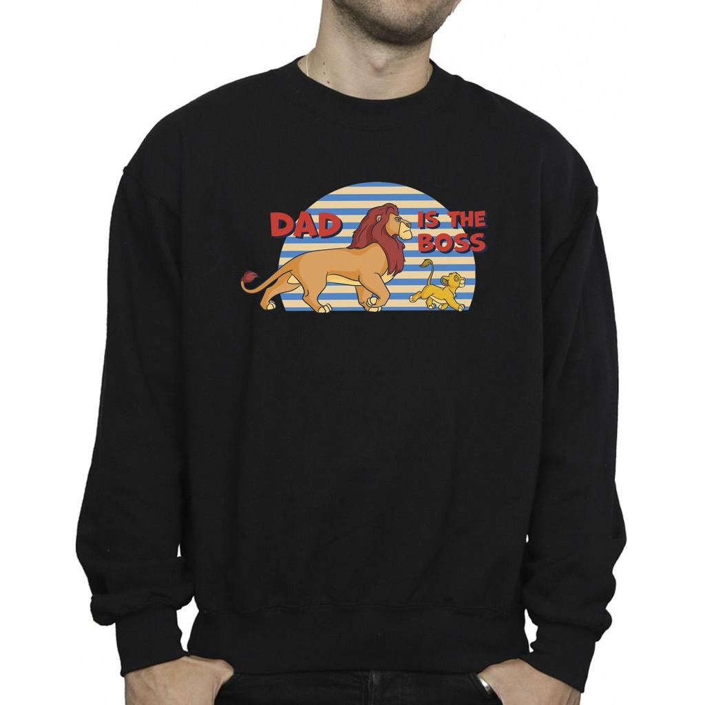 Disney Mens The Lion King Dad Boss Sweatshirt