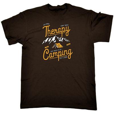 Dont Need Therapy Go Camping Mens Funny T Shirt