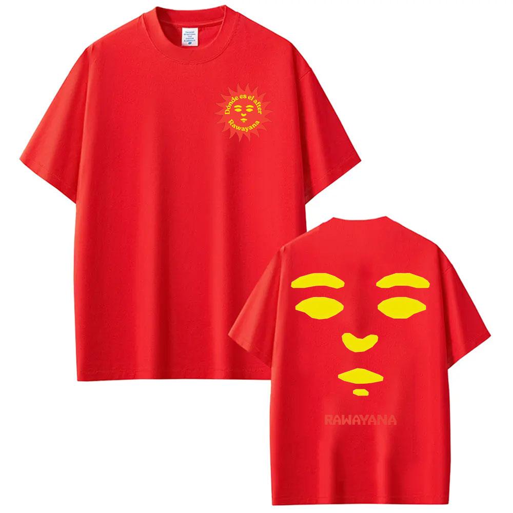 Band Rawayana Donde Es El After Album Print T Shirt Unisexs Clothing Fashion Punk Hip Hop Tshirts Casual Cotton Oversized Tshirt