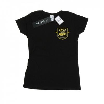 Womens/Ladies Cars Cruz Ramirez Faux Pocket Logo Cotton T-Shirt
