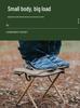 Compact Outdoor Folding Chair: Portable Mini Stool for Camping, Fishing, and Travel.