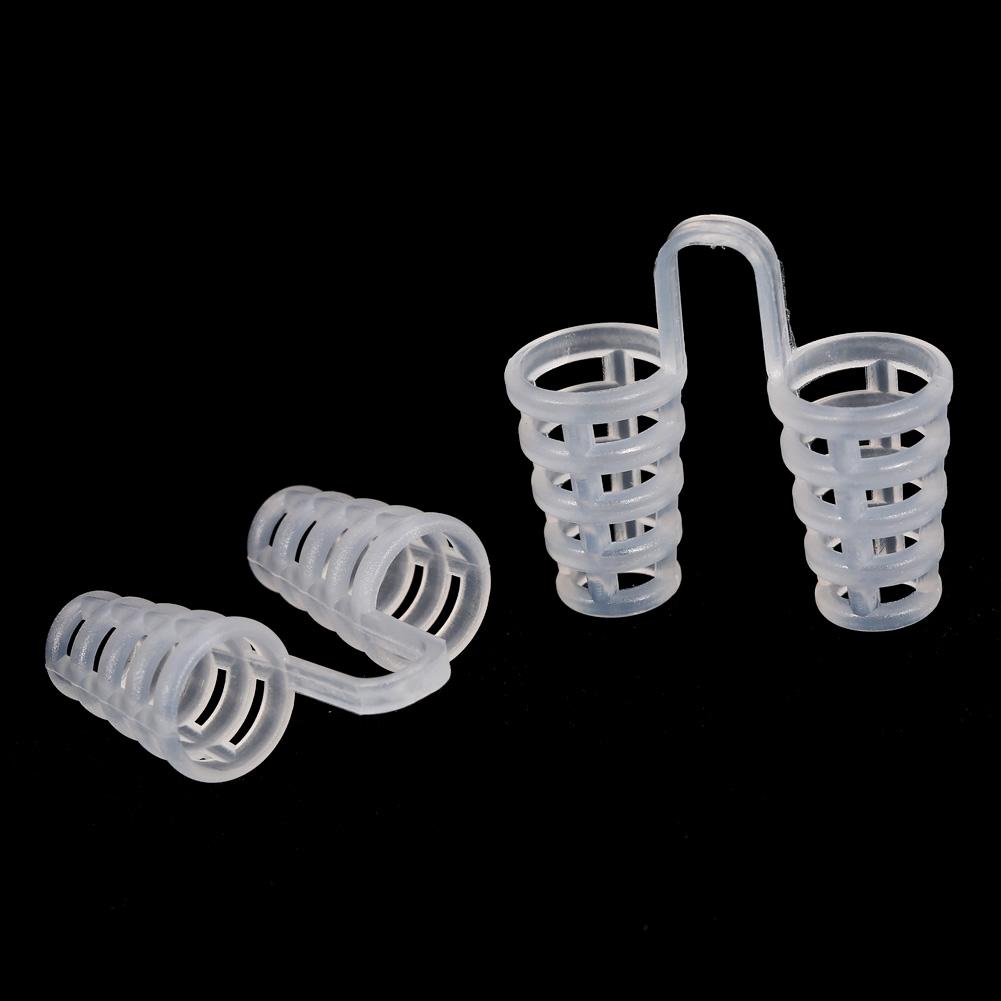 4Pcs/Box Relieve Anti Snoring Device Guard Easy Sleeping Breath Aid Clip Nasal Dilator Device
