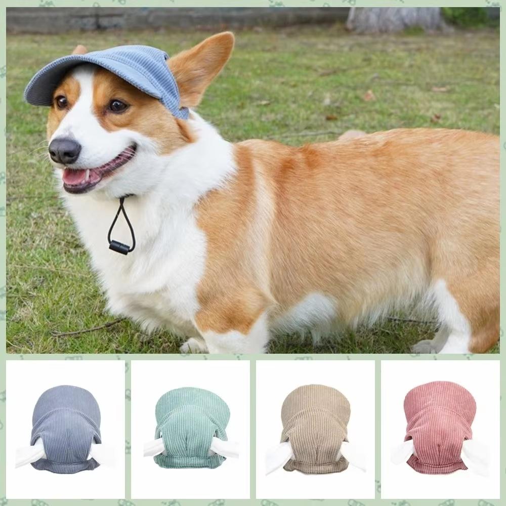 Pet Supplies Sunshade Hat Velvet Dog Cat Hat Exposing Ears Seasons Dressing Up General Sun Protection Going Out