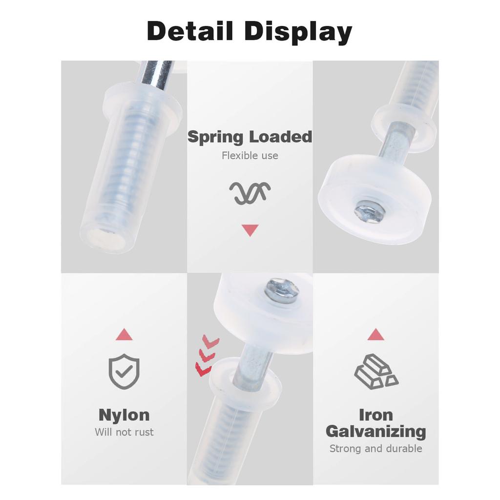 4 Pieces Versatile Elastic Bands Bi-Fold Door Top Guide Wheel Bifold Door Hardware Plastic Door Hardware Repair Part