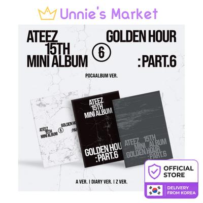 [Pre-pedido] 15º MINI ÁLBUM GOLDEN HOUR Parte.6 Versión POCAALBUM Álbum Oficial Sellado K-pop + Regalo Gratis