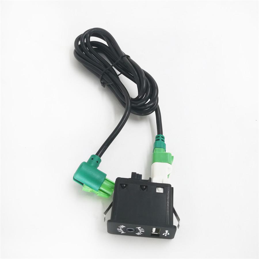1Pc Adapter Cable Radio on Aux in Audio Stereo Changer Switch Button Fit For BWM