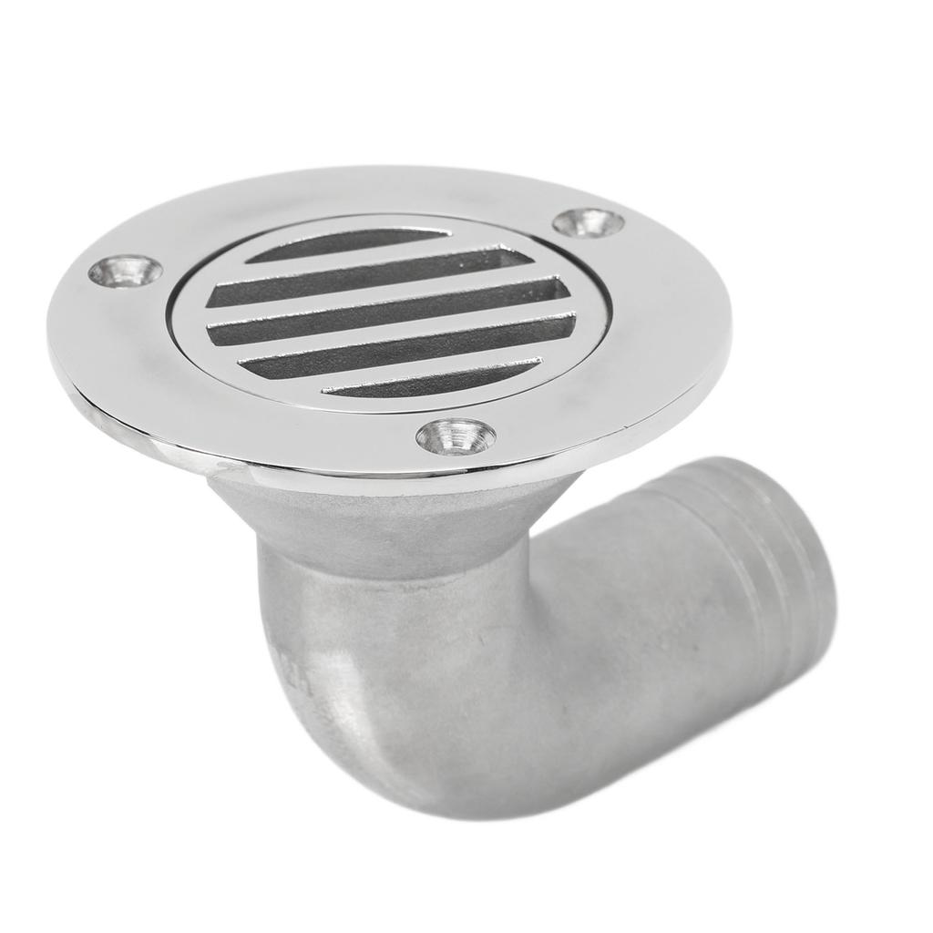 Boat Deck Drain 90 Degree Elbow 316 Stainless Steel Split Floor Deck Drain for Fishing Boat Yacht