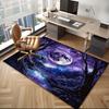 Mystical Moonlight Forest Rug for Cozy Homes -Enchanting Night Scene with Full Moon, Ideal for Fantasy Fans and Relaxation Areas