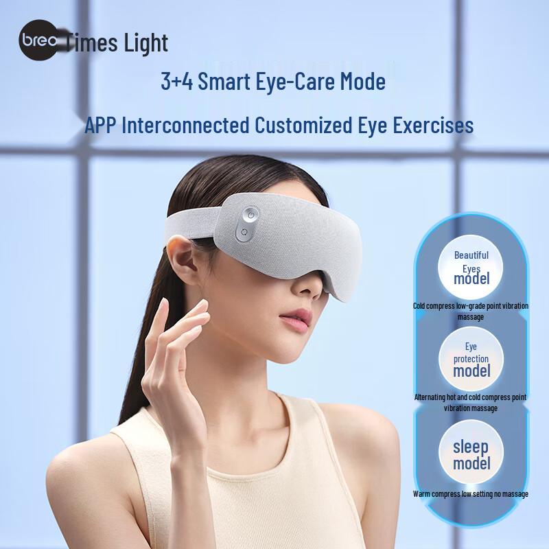 Breo See7 Acupoint Eye Massager with Hot & Cold Compress CN plug (adapter included)