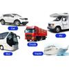 Versatile Water Temperature& Voltage Gauge Set In 2-In-1 Design-Digital Blue LED Display For 12V/24V Vehicle Systems