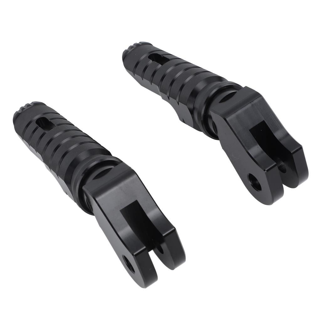 Motorcycle Front Foot Pegs Short Handle Anti Slip Aluminum Alloy Sturdy High Strength Footrest Pegs Pedals For T100