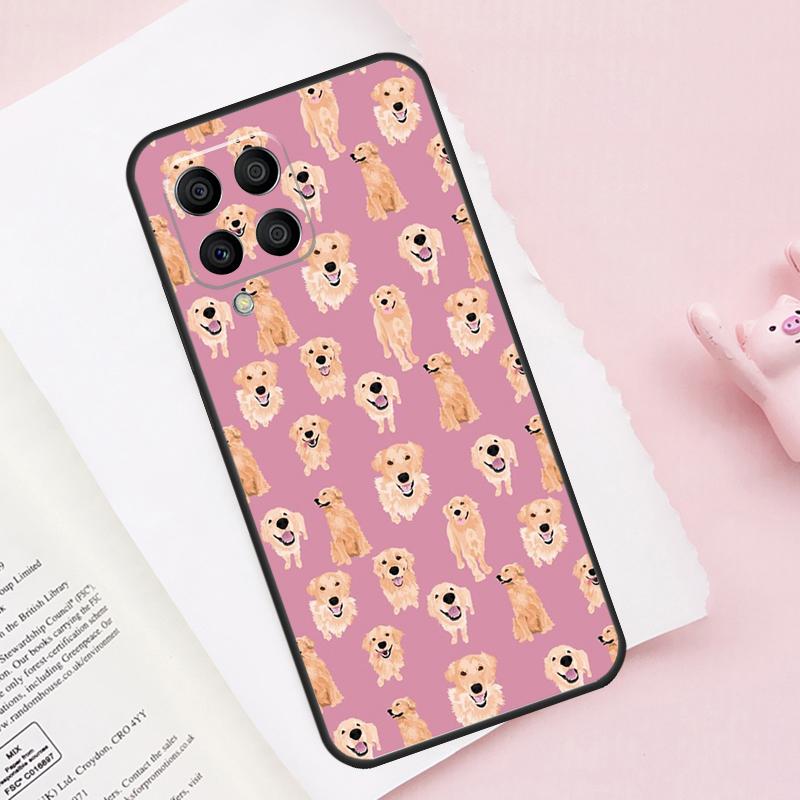 Golden Retriever Dog Case For Samsung Galaxy M51 M55 M35 M15 M56 M36 M16 M06 M13 M33 M53 M12 M32 M52 M14 M34 M54