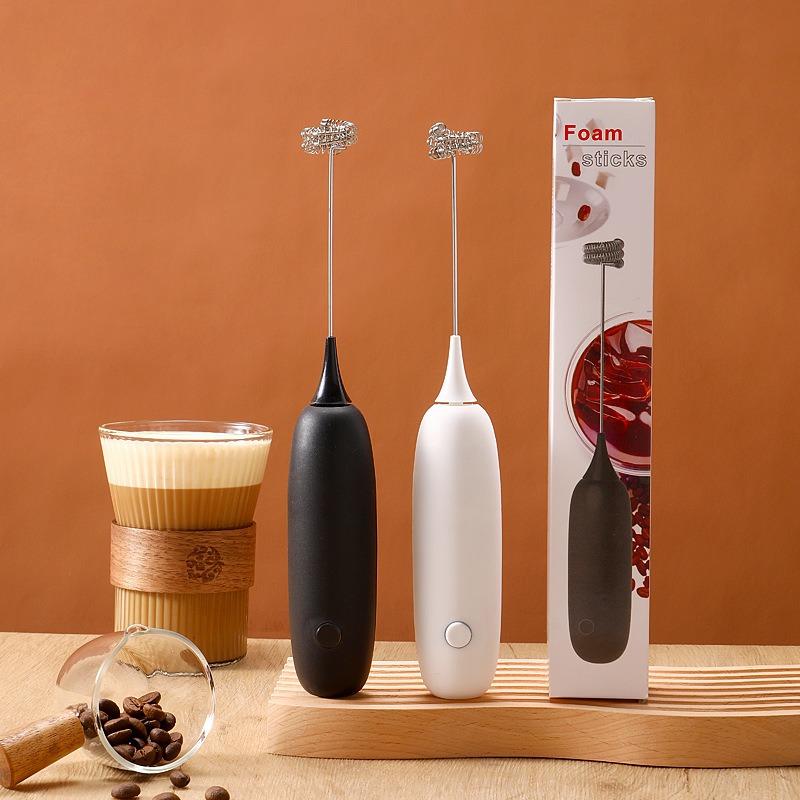 1PC Battery Model Handheld Egg Beater Froth Mixer Kitchen Automatic Coffee Milk Foaming Mixer Kitchen Whisk Tools