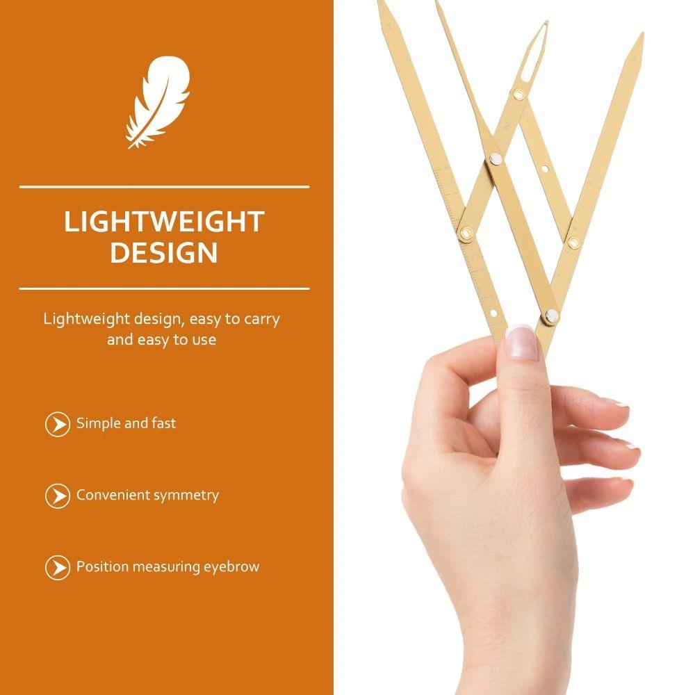 Reusable Eyebrow Level Ruler Balance Shaper Eyebrow Stencil Template  Drawing Tool