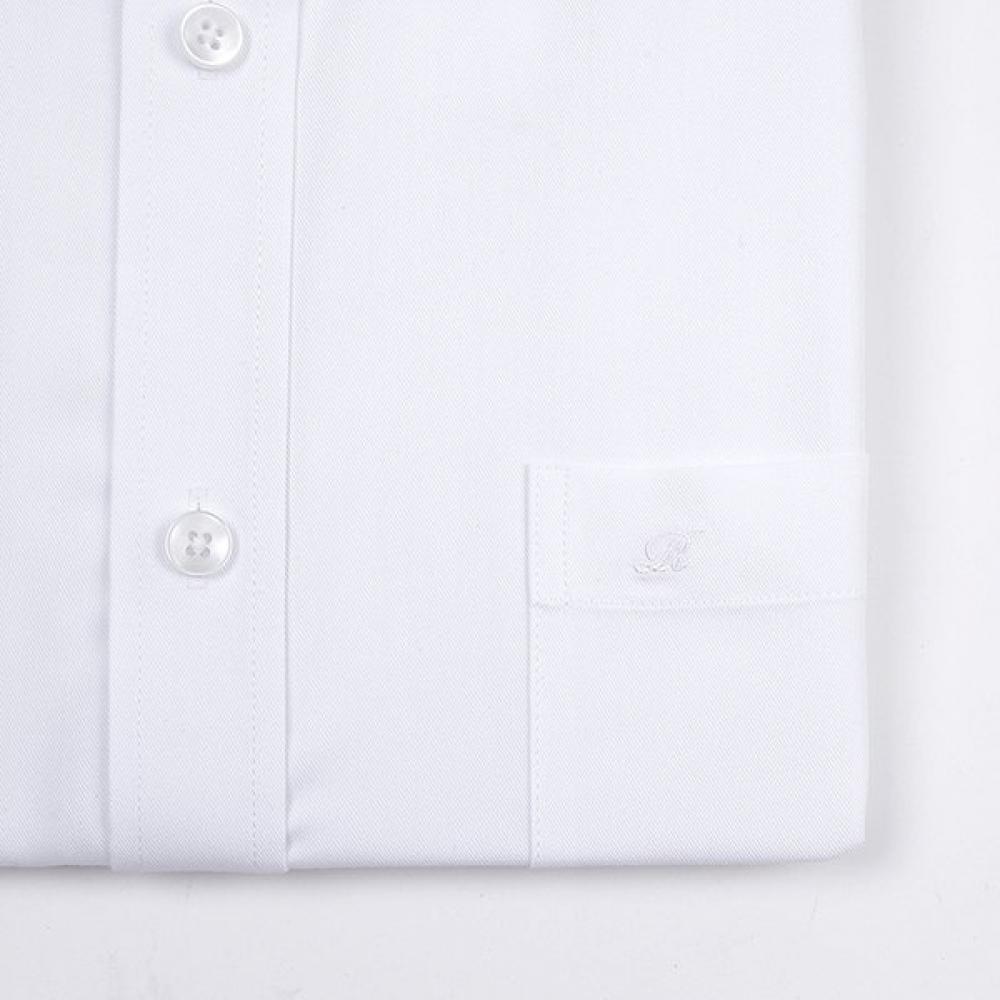 RENOMA Solid Long Sleeve Twill Shirt  Rzrsg0004 Wh 