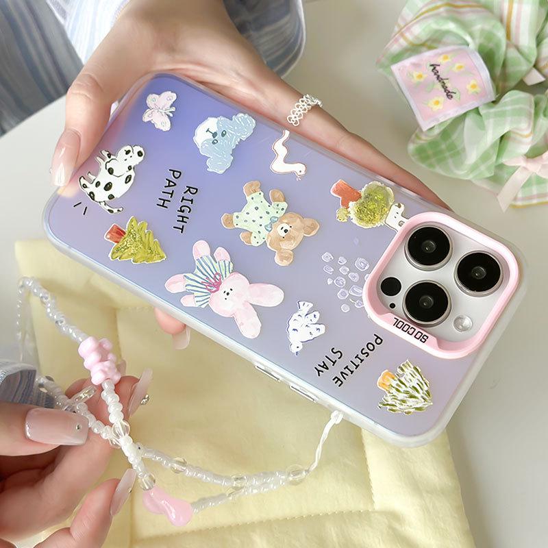 Zhitai Frosted Laser Phone Case for iPhone 16 Pro, 14, 13, Huawei Mate 60 Pro