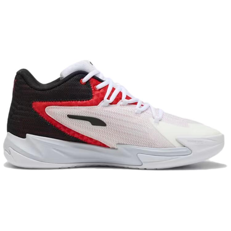 PUMA Unisex Dagger Low Top Basketball Shoes Red Black 311353-02