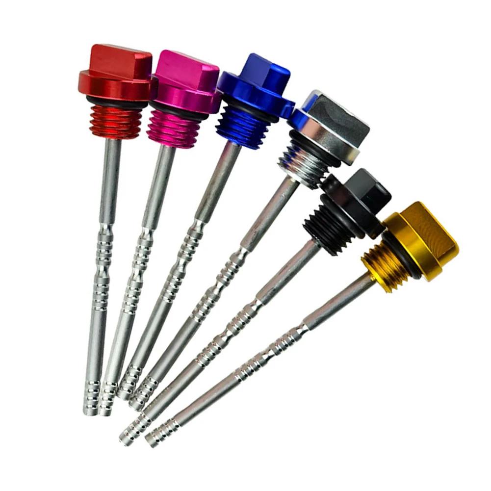 1 Pcs CNC Aluminum Ngine Oil Tank Dipstick Level Lndicator For Most Motorcycle Modification Accessories