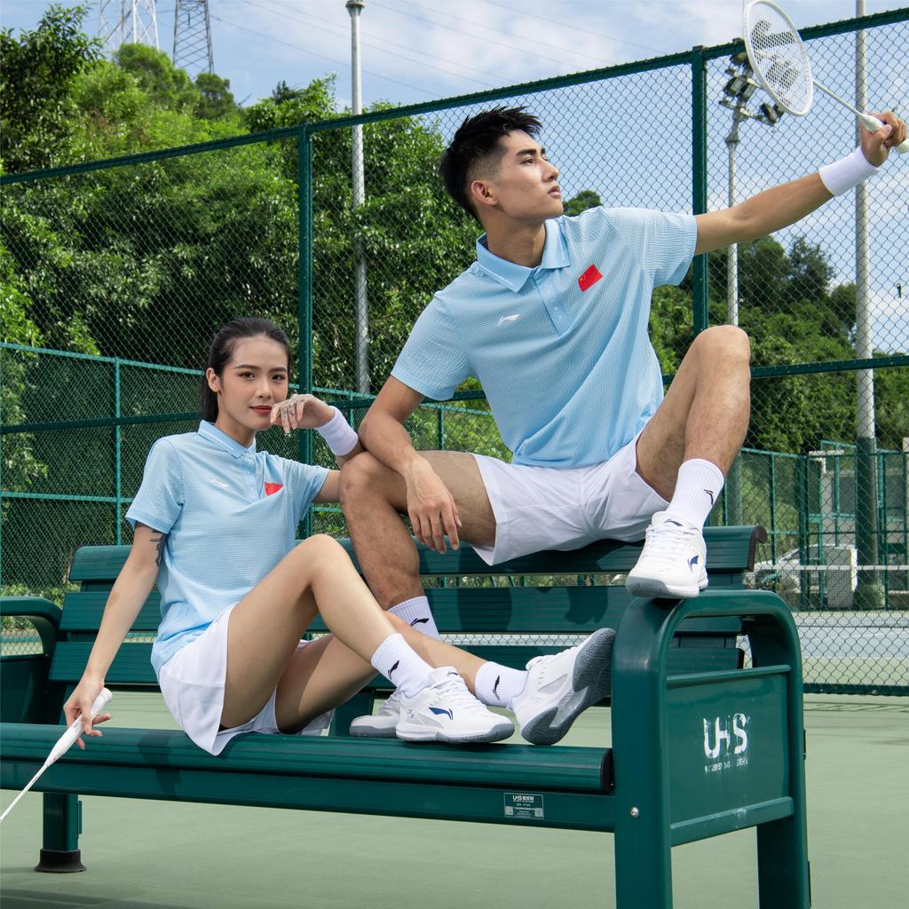 Li Ning Polo Shirt Men's New Aurora Blue APLS227-1