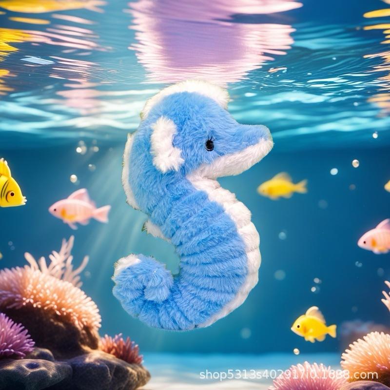 Aquarium Jellyfish Pendant Plush Doll Toy Cartoon Doll Keychain Schoolbag Pendant