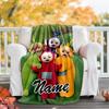 Customizable Teletubbies Throw Blanket – Personalized Name, All-Season Cozy Snug Blanket, Machine Washable, Personalized Blanket