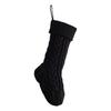 Cute Christmas Stocking, Solid Color  Dough Twists Knitting Stockings Christmas Stockings Pendant  Christmas Stocking For Fireplace, Shop Window,