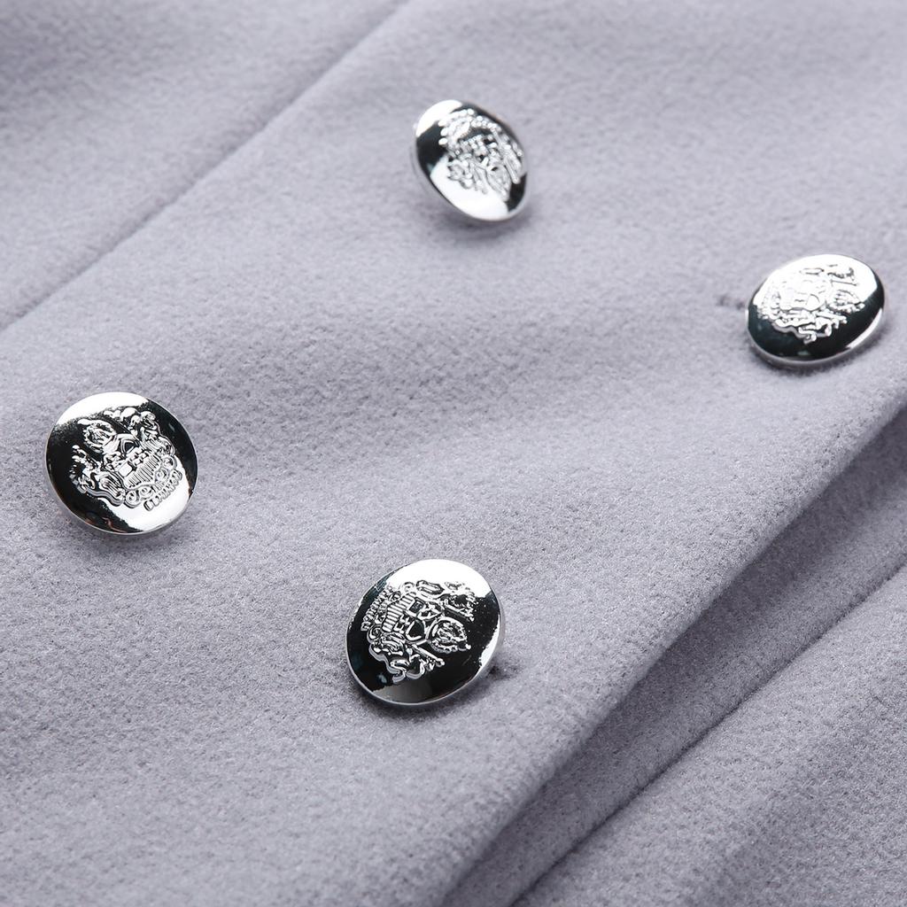 Woman Artificial Wool Elegant Blend Coat Slim Female Long Coat Outerwear Jacket