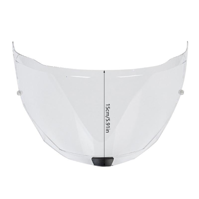 Optically Clear Helmets Lens Scratch Resistant Helmets Lens Quick Installation Clear Lens Motorcycle Spare for MX-701