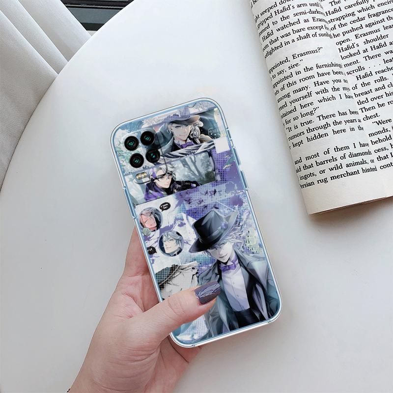 Disney Twisted Wonderland Transparente Handyhülle für Samsung Galaxy A04 A04S A14 A23 A34 A54 M23 M33 M52 M53