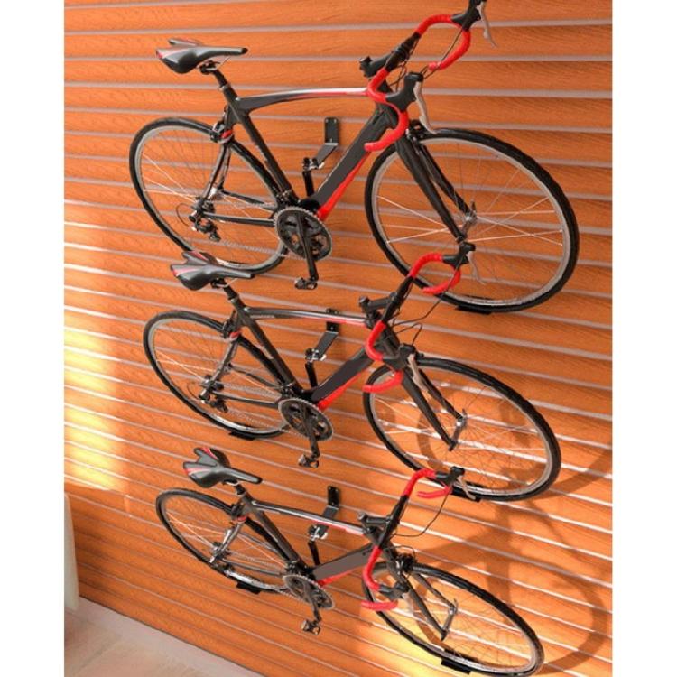 Convenient Folded Bike Wall Mount Cycling Parking Stand Regulable Bike Rack for Home Garage Use