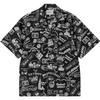 SS25 S/S State Souvenir Shirt Loose Comfortable Simple Casual Short Sleeve Shirt Men Shirts I034550-2UL-XX