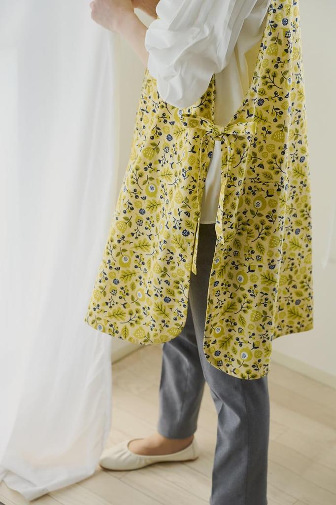 Apron Day by Day YELLOW W90 D [Rep] Size Approx. H61.5