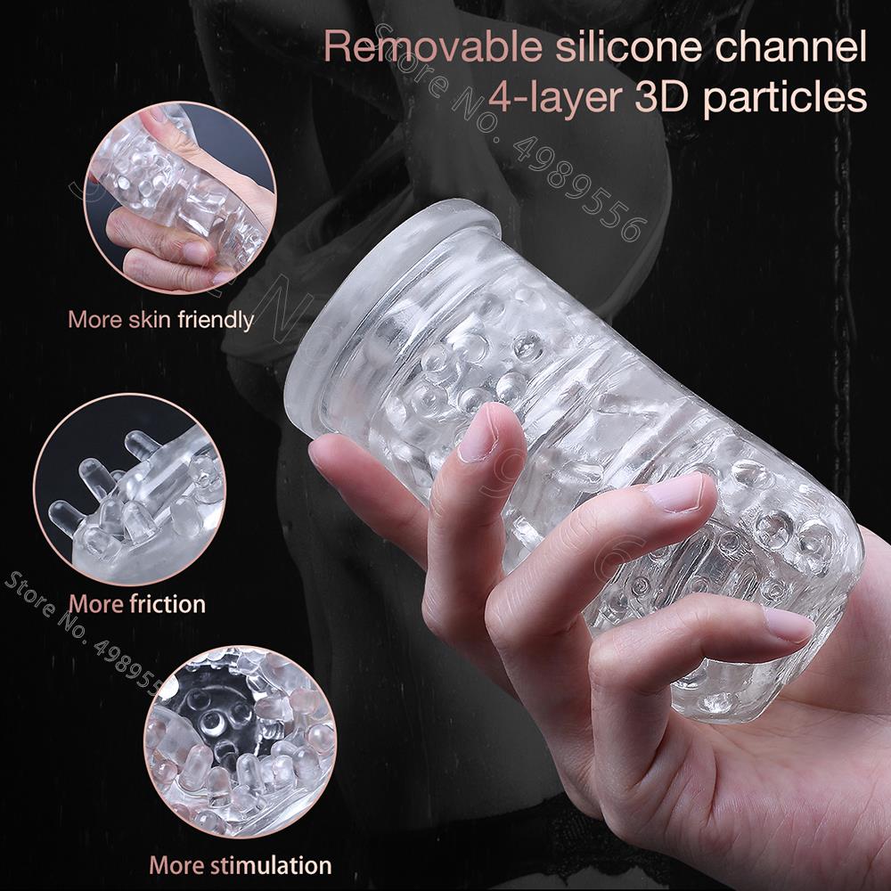 Automatic  Male Masturbation Cup Sucking Heating Piston Penis Training Equipment Machine Realistic Vagina Sex Shop Adult Goods