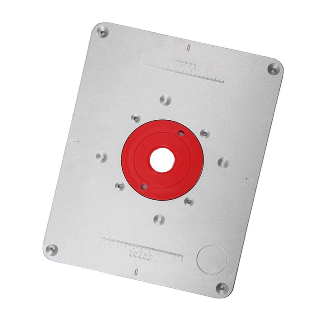 300mm X 235mm X 9.5mm DIY Router Table Insert Plate and Insert Ring Woodworking