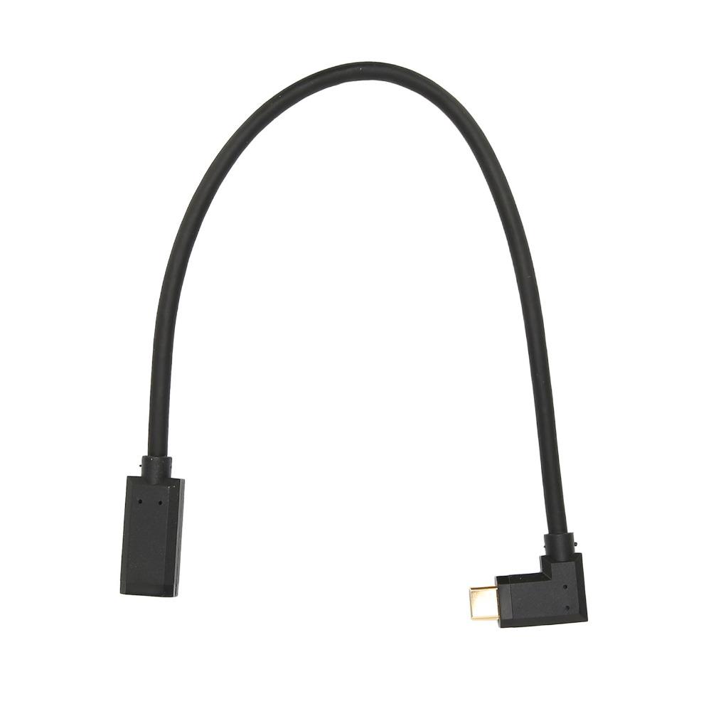 Durable Plug and Play USB3.1 Type C Cable 30cm Fast Transmission USB C Extension Cable Type C Extender Cord Charging