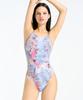 Hugeu Garden Rainy Cat Middle Cut V-Back Wsa2734