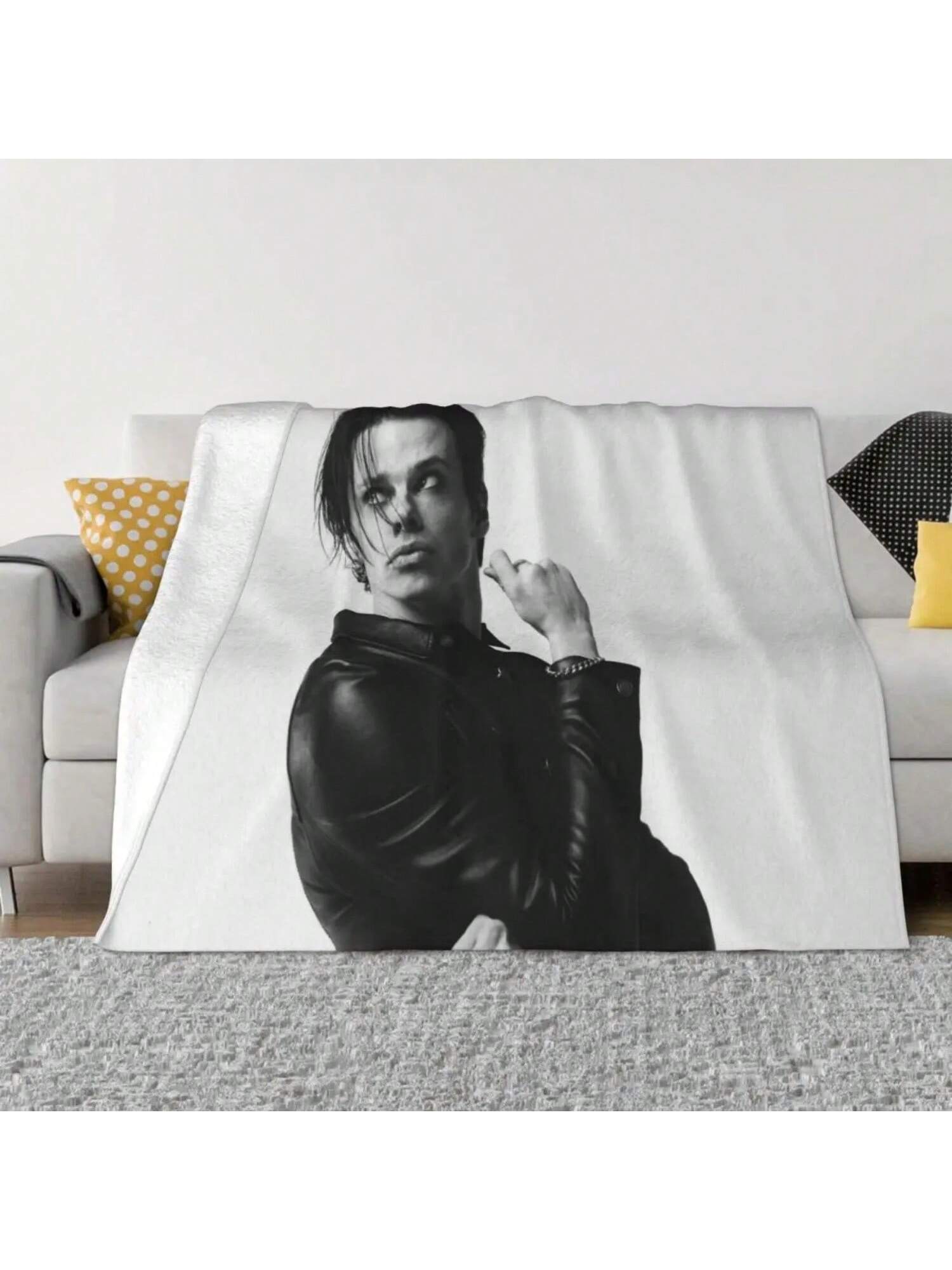 Yungbluds 002442 Quilt Pet Blankets Beach Blanket Winter Blankets Blankets For Winter Throw Blanket 75X95CM серый