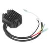 Regulador de Voltaje Fuera de Borda de 12V Aleación de Aluminio Impermeable Repuesto para Tohatsu MFS15C MFS20C MFS15D 4 Tiempos