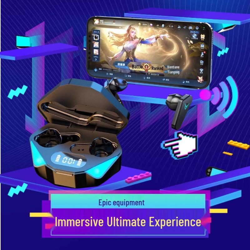 2025 True Wireless Gaming Bluetooth In-Ear Headphones - Zero-Latency, Long Battery, Sports & Sleep