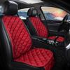 Winter Plush Car Seat Cushion Backrest Three Piece Set, Single Butt Pad, Warm Cotton, No Tie Office Seat Cushion Cover