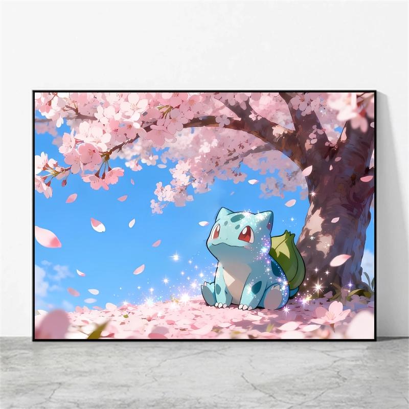 Posters and Prints  Canvas Paintings Pikachu Cute Wall Pictures Room Home Decorative Birthday Gifts Kids Action Figures